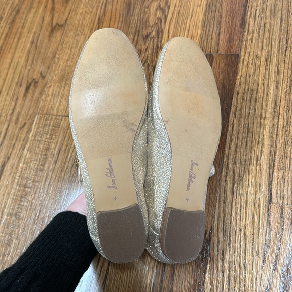 Sam Edelman Michaela Mary Jane Flats Gold Leaf - Picture 7 of 11